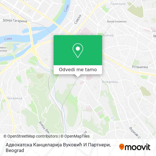 Адвокатска Канцеларија Вуковић И Партнери mapa