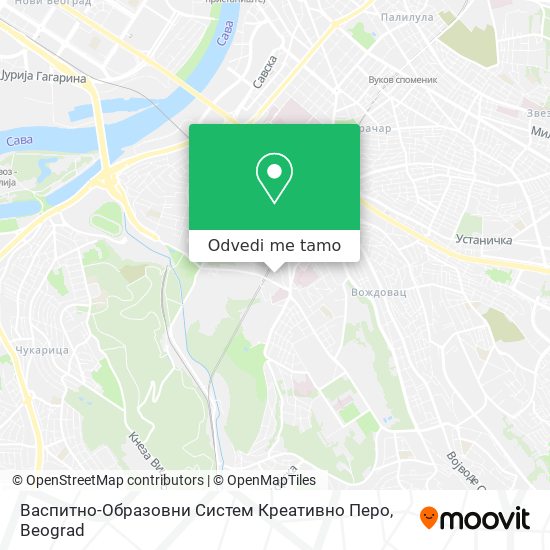 Васпитно-Образовни Систем Креативно Перо mapa