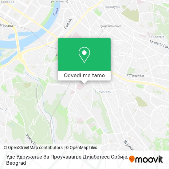 Удс Удружење За Проучавање Дијабетеса Србије mapa