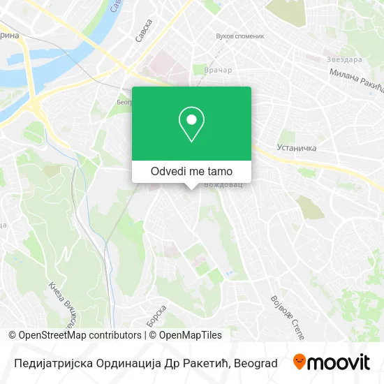 Педијатријска Ординација Др Ракетић mapa