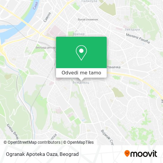 Ogranak Apoteka Oaza mapa