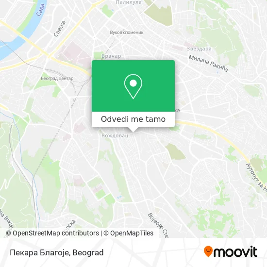 Пекара Благоје mapa
