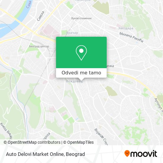 Auto Delovi Market Online mapa