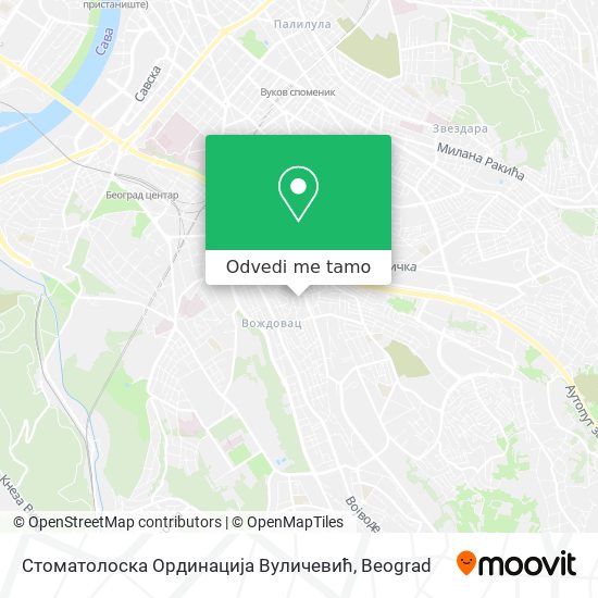 Стоматолоска Ординација Вуличевић mapa