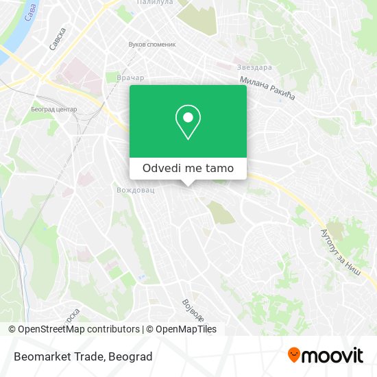 Beomarket Trade mapa