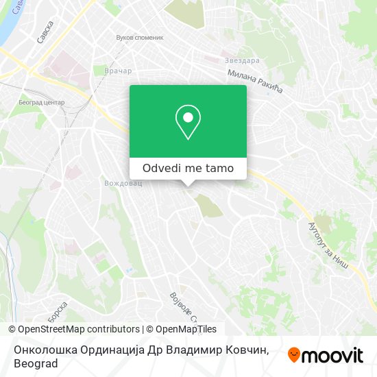 Онколошка Ординација Др Владимир Ковчин mapa