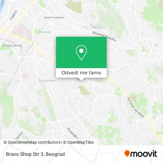 Bravo Shop Str 3 mapa
