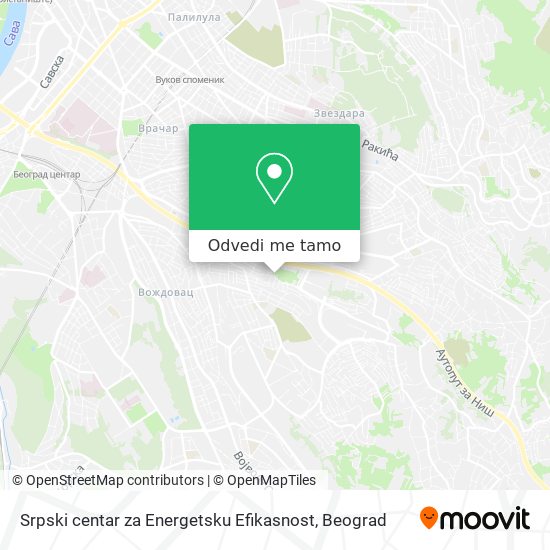 Srpski centar za Energetsku Efikasnost mapa