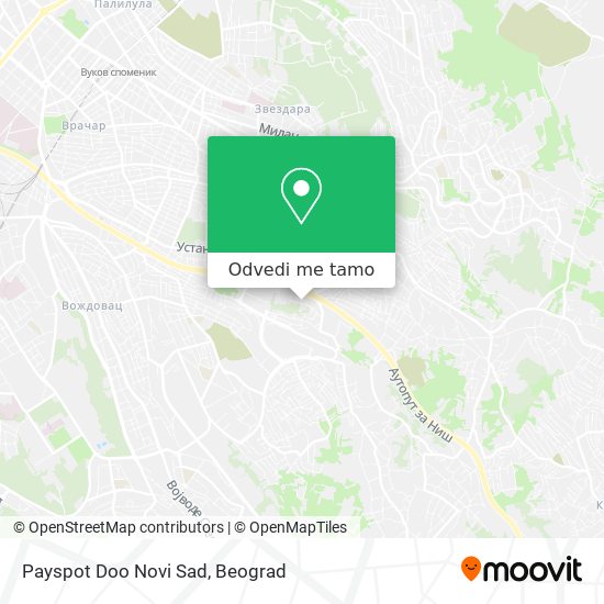 Payspot Doo Novi Sad mapa