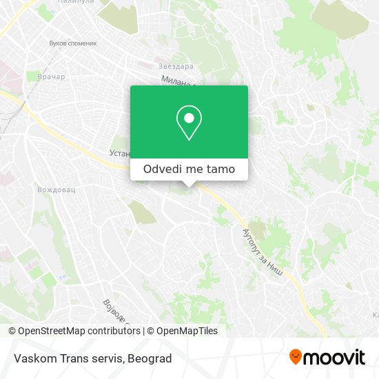 Vaskom Trans servis mapa