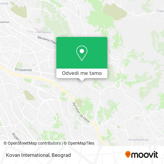 Kovan International mapa