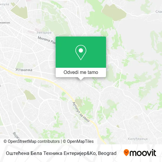 Оштећена Бела Техника Ентеријер&Ко mapa
