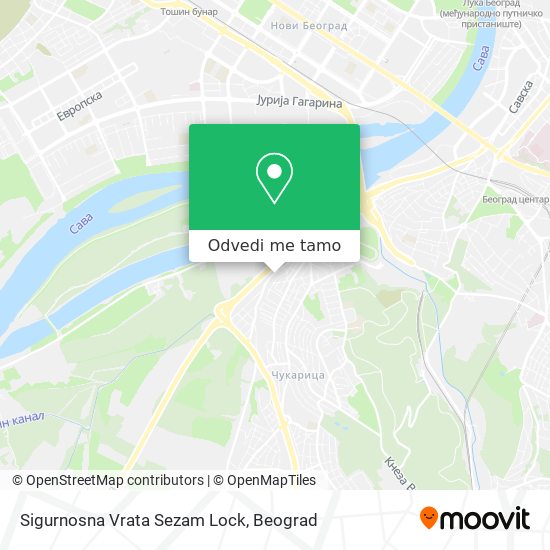 Sigurnosna Vrata Sezam Lock mapa