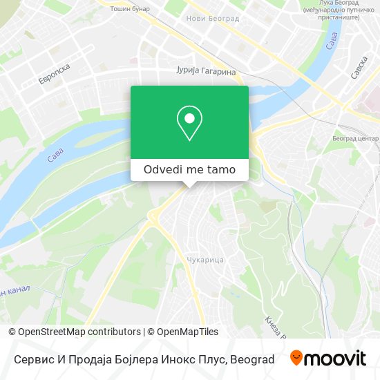 Сервис И Продаја Бојлера Инокс Плус mapa