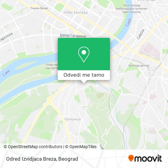 Odred Izvidjaca Breza mapa