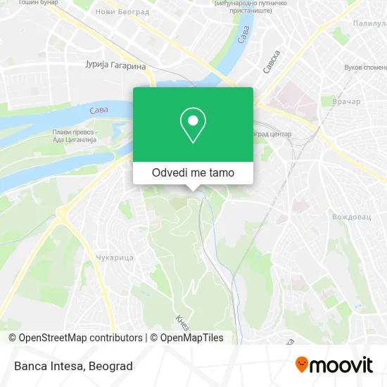 Banca Intesa mapa