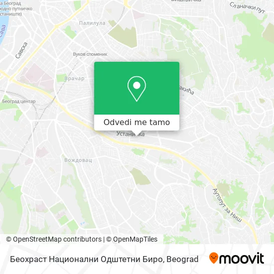 Беохраст Национални Одштетни Биро mapa
