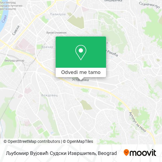 Љубомир Вујовић Судски Извршитељ mapa