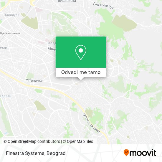 Finestra Systems mapa