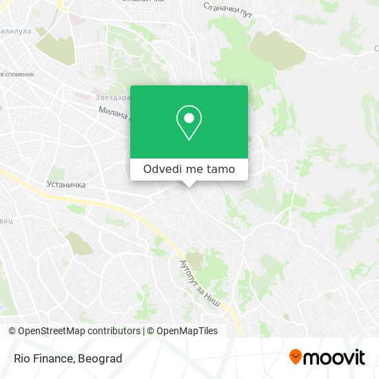 Rio Finance mapa