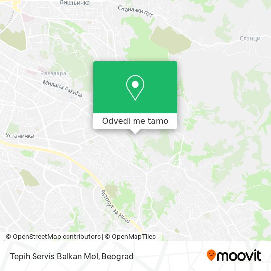 Tepih Servis Balkan Mol mapa