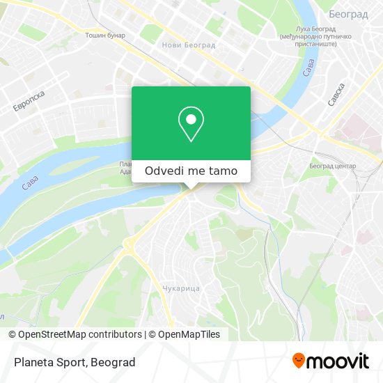 Planeta Sport mapa