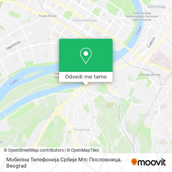 Мобилна Телефонија Србије Мтс Пословница mapa