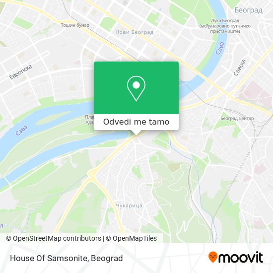 House Of Samsonite mapa