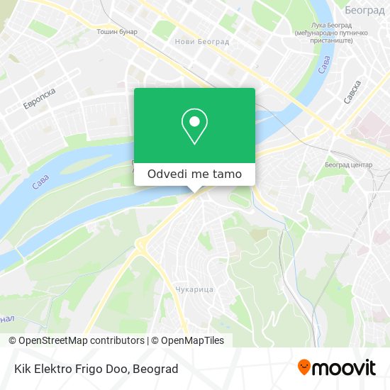 Kik Elektro Frigo Doo mapa