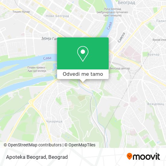 Apoteka Beograd mapa