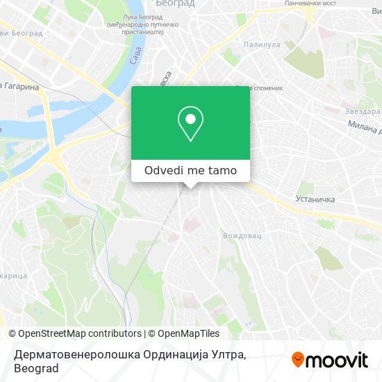 Дерматовенеролошка Ординација Ултра mapa