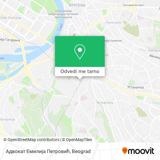 Адвокат Емилија Петровић mapa