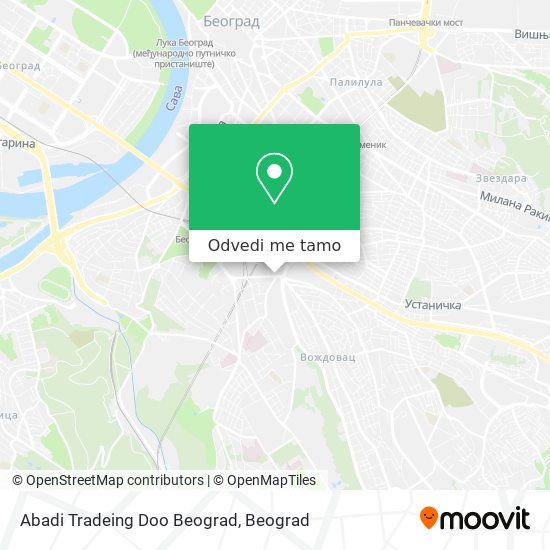 Abadi Tradeing Doo Beograd mapa