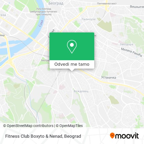 Fitness Club Boxyto & Nenad mapa