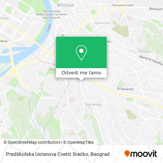 Predškolska Ustanova Cvetić Srećko mapa