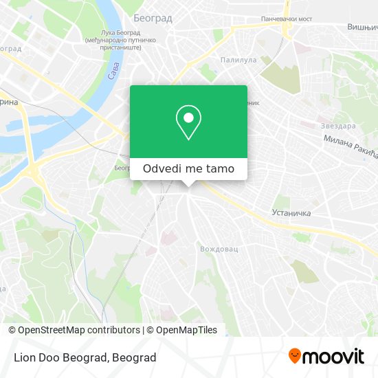 Lion Doo Beograd mapa