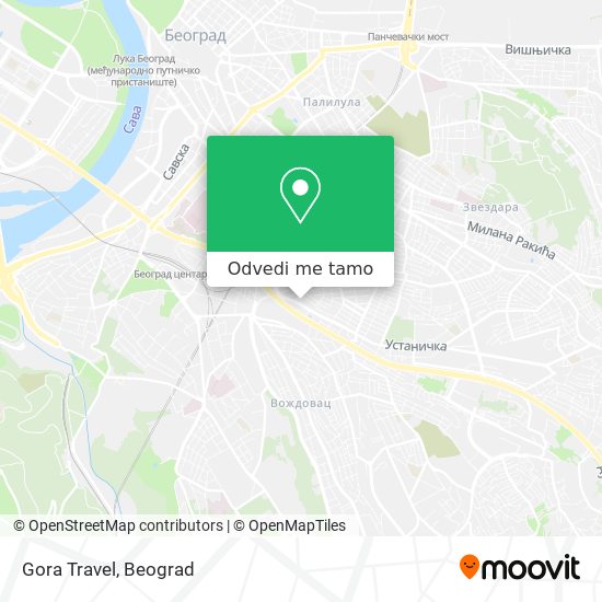 Gora Travel mapa