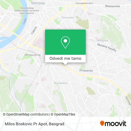 Milos Boskovic Pr Apot mapa