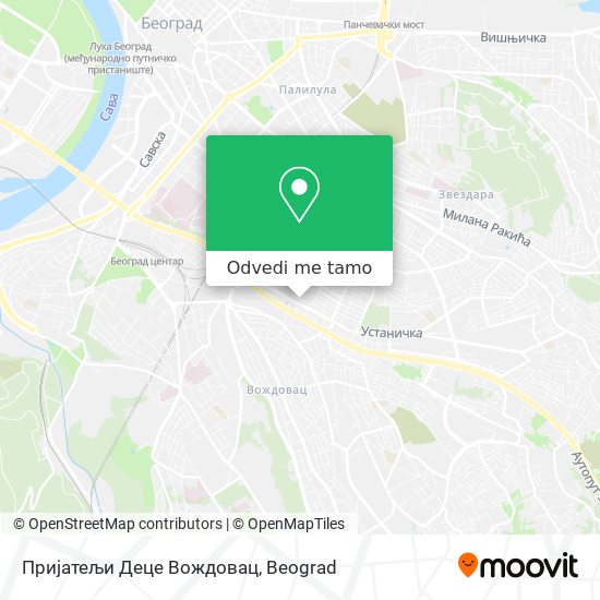 Пријатељи Деце Вождовац mapa