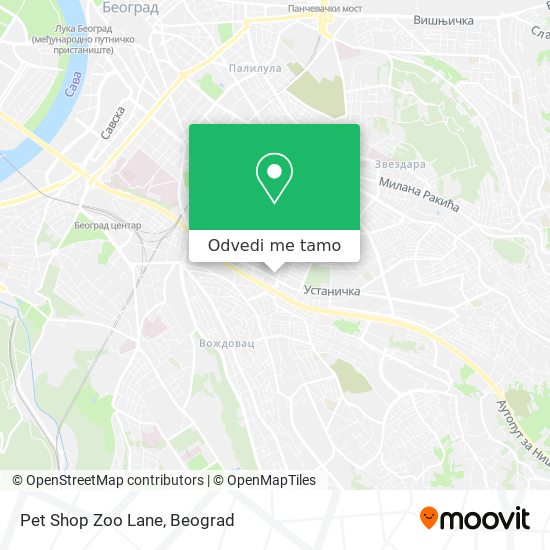 Pet Shop Zoo Lane mapa