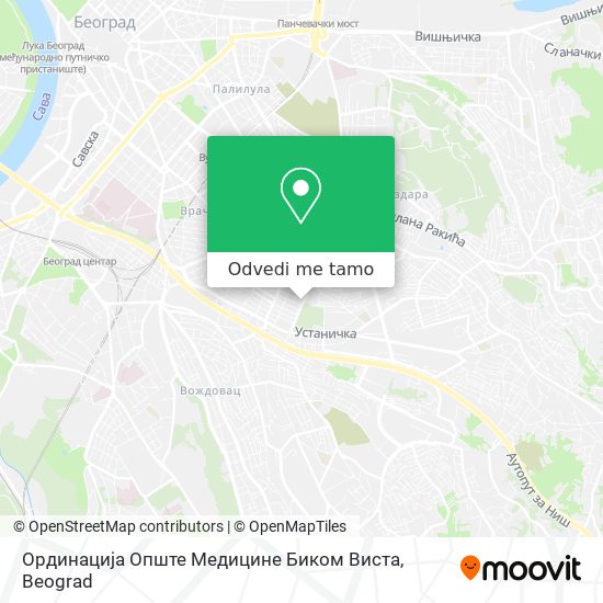 Ординација Опште Медицине Биком Виста mapa