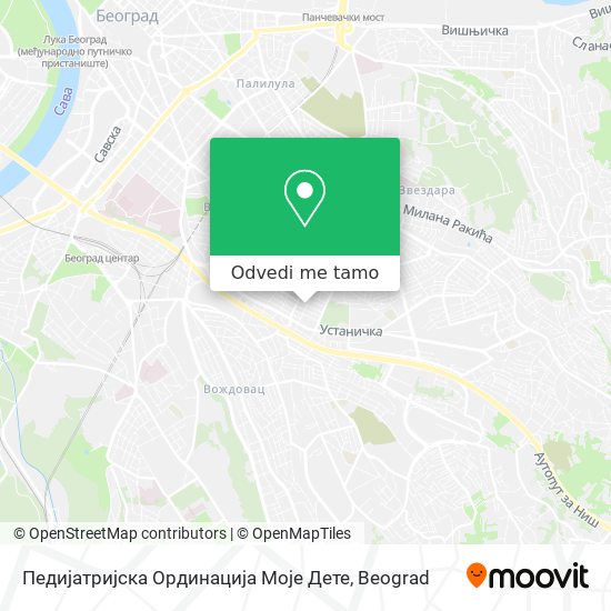 Педијатријска Ординација Моје Дете mapa