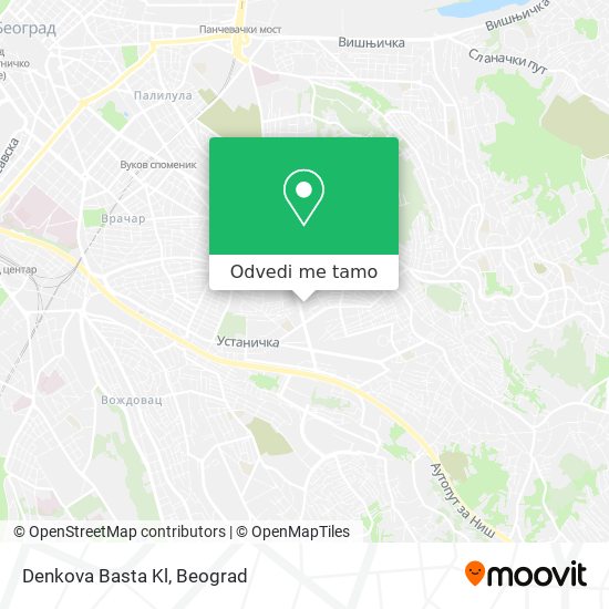 Denkova Basta Kl mapa