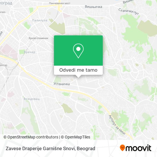 Zavese Draperije Garnišne Snovi mapa