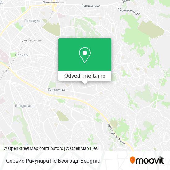 Сервис Рачунара Пс Београд mapa