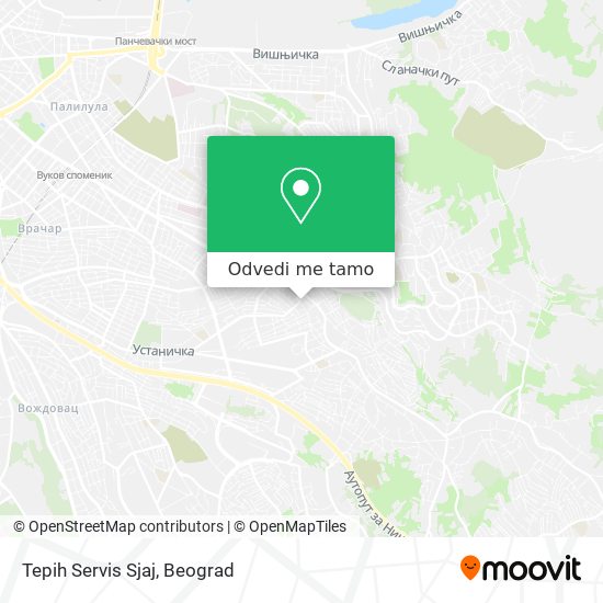 Tepih Servis Sjaj mapa