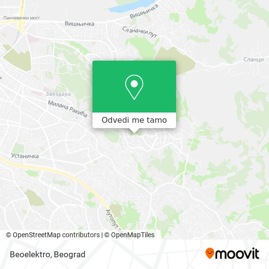 Beoelektro mapa