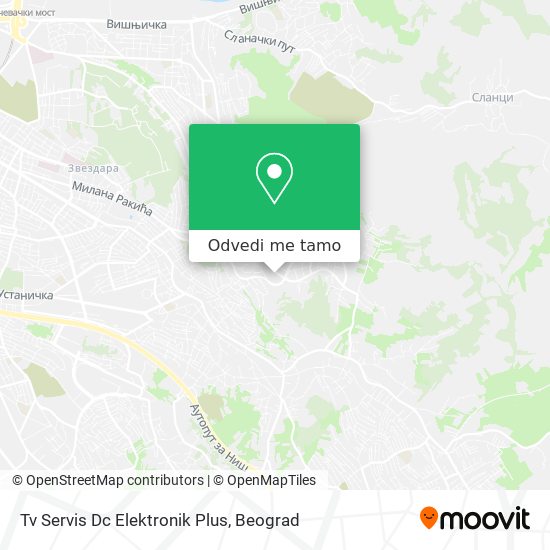 Tv Servis Dc Elektronik Plus mapa