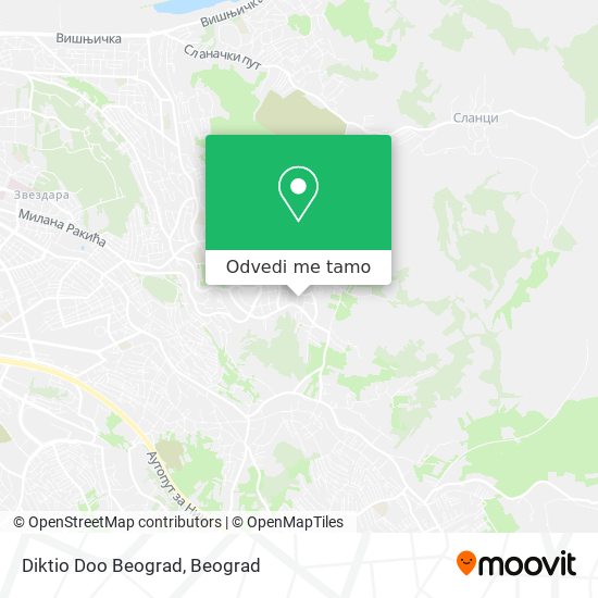 Diktio Doo Beograd mapa