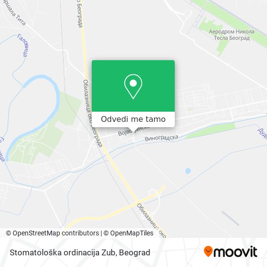 Stomatološka ordinacija Zub mapa